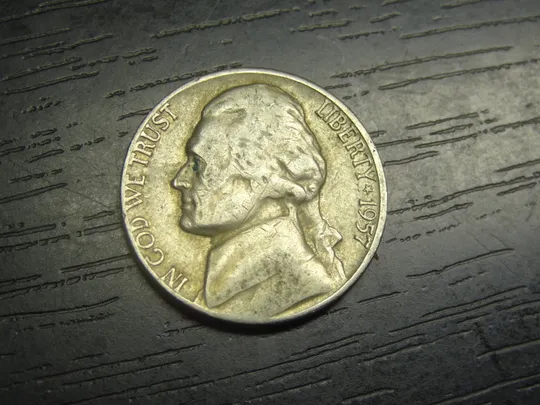 5 центів 1957 D США Ціна