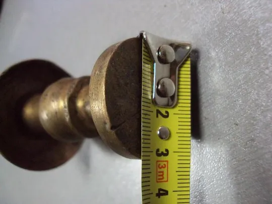 Упор для печати бронза высота 7 см, диаметр 3,1 см №11474 Де купити