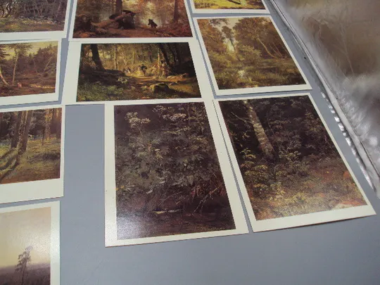 Набор открыток И.И. Шишкин государственная третьяковская галерея 1984 год в наборе 16 шт №18649 Недорого