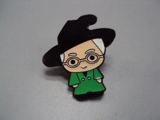 Купити Значок пін Гаррі Поттер професорка Мінерва Макґонеґел Harry Potter Minerva McGonagall брошка №18514