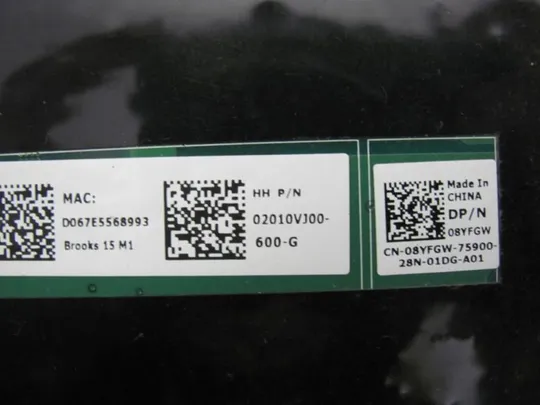 №161-4 материнська плата 08YFGW РОБОЧА для DELL PRECISION M4600 оригінал З аукціону