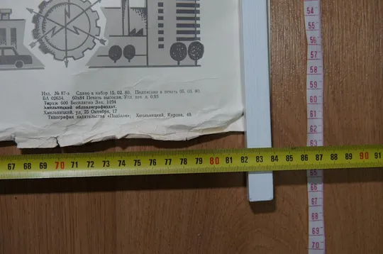 плакат социалистические обязательства хмельницкий 1980 №10567 З аукціону