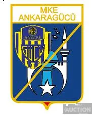 фото, значок футбол  ФК Анкарагюджю Турция  (серия герб города и эмблема клуба)