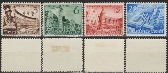 1940 - Рейх - Лейпцигський ярмарок Mi.739-42 **/* Ціна