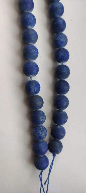 2 нити для изготовления украшений, камень лазурит, большие бусины ft236. Інтернет-аукціон