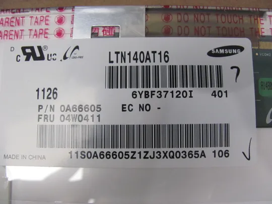 МР8-4 матриця LTN140AT16 14&quot;  40 pin  WXGA/HD Ready a-Si TFT-LCD, LCM Де купити