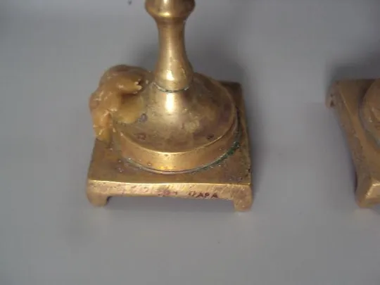 подсвечники пара подсвечник маленький высота 9 см (№ 1193 и № 1194) З аукціону