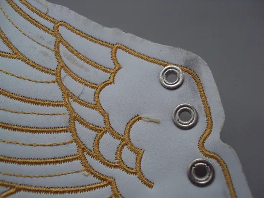 Аксесуар прикраса для кросівок взуття Крила украшение на кроссовки крылья белые №18536Л Продаж