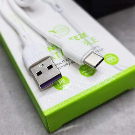 Купити Кабель SkyDolphin S03T USB - USB Type-C (M/M), 1 м, White (USB-000419)