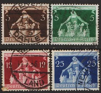 фото, 1936 - Рейх - Конгрес Mi.617-20 _3,0 €