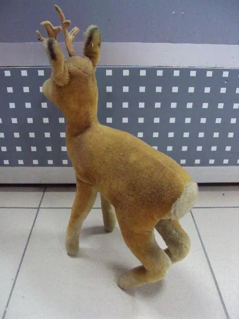Детская игрушка флок олень олененок высота 36-36,5 см №11001 Де купити