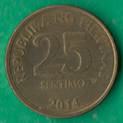 фото, 25 сентімо 2014 року Філіппіни [КВ]