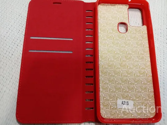 Чехол книжка для Samsung A21s красный З аукціону