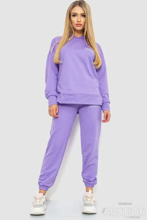 Спорт костюм  женский, цвет сиреневый, 241R15133 Ціна