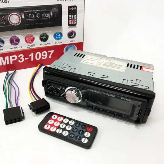 Автомагнитола MP3-1097 BT ISO со съемной панелью, Автомагнитола магнитола в авто с Usb сенсорная Ціна