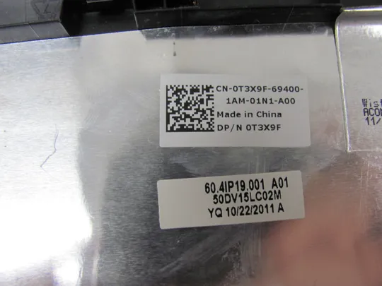722-3 Кришка матриці 0T3X9F 60.4IP19.001  для Dell Dell Inspiron 15 N5040 N5050 оригінал Недорого