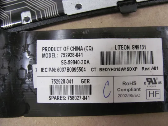 656-4 клавіатура 752928-041 6037B0095504  для HP ProBook 350 G2 350 G1  355 G2 оригінал Інтернет-аукціон