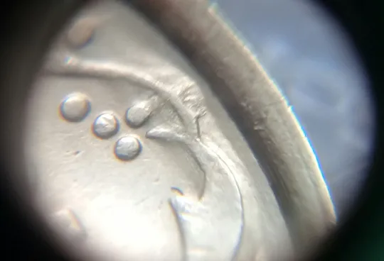 (4014) 50 копійок 1992 1ААм брак "пухлина", наплив металу в 4 гроні на реверсі (50 копеек 1992 1ААм) Характеристики