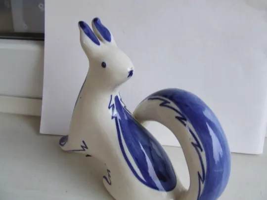 Купити Гжель Білочка Бесарабова раз.16 х 13 см. 1960 р. ссср.