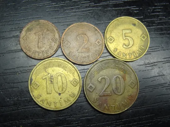 Комплект монет Латвії 1992 (Друга Республіка) Ціна