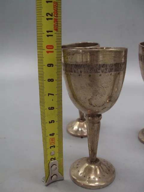 Коньячный набор Вьетнам графин, поднос и рюмки 6 шт металл №14011 Характеристики