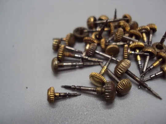 Головки для наручных часов головка позолота лот 34 шт №14602 Недорого