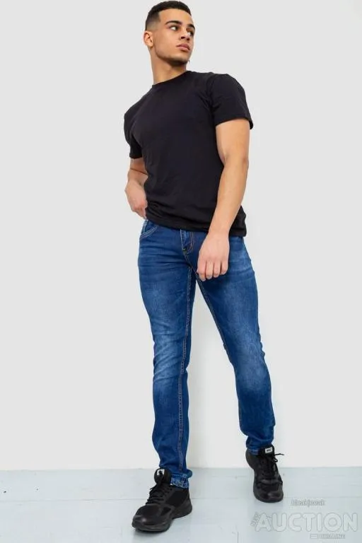 Купити Джинсы мужские, цвет синий, 243R4032