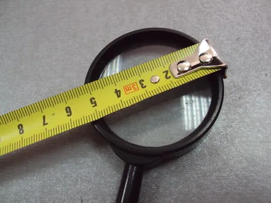 Купити Линза ручная лупа увеличительное стекло длина 11,5 см, диаметр 5,3 см №11732