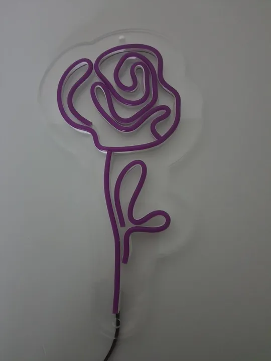 Неоновий світильник Троянда 200х380 acr-n000047 Продаж