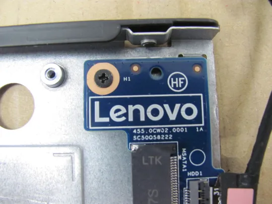 номер0251-4 корзина з платою перехідником SSD зі шлейфом  455.0CW02.001 450.0CW02.0011 01YR466 для Lenovo ThinkPad T580 P52S оригінал Де купити