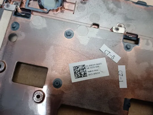 номер1062-15  Кришка панель палмрест тачпад 0FRJY4 для Dell Latitude E6530 топкейс верхня панель палмрест cover-Cоригінал Недорого