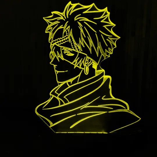 Акриловий світильник-нічник Лаві (Lavi) жовтий tty-n000971 Ціна