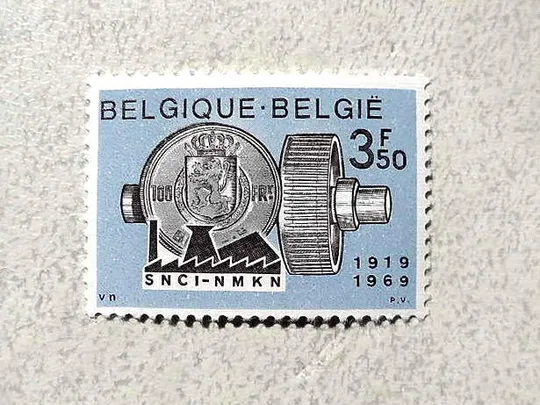 Поштова марка Королівство Бельгія 1969 рік ** Ціна