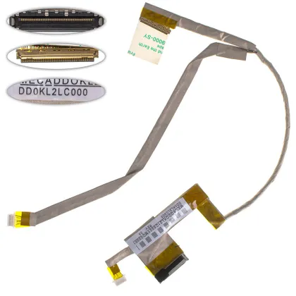 фото, Шлейф матриці для ноутбука LENOVO (Y460), LED, роз'єм під камеру (DD0KL2LC000)