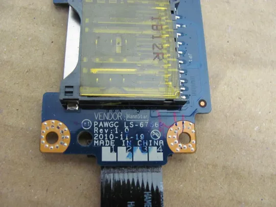 543-19 плата CARD AUDIO PAWGC LS-6756P для LENOVO IdeaPad G570 G575 оригінал Інтернет-аукціон