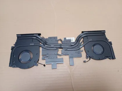 фото, номер1057-17 система охолодження AT2KH001FAL 0X9FRW  для Dell Alienware M15 R2 Охолоджувальна система Кулери та системи охолодження Охолодження материнської плати cooling system Кулер Охолоджувальний блок  оригінал