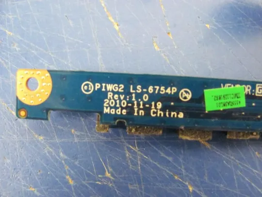 №198-19 Плата LED индикации LS-6754P NBX0000SP00 для Lenovo G570 G575 оригінал Де купити