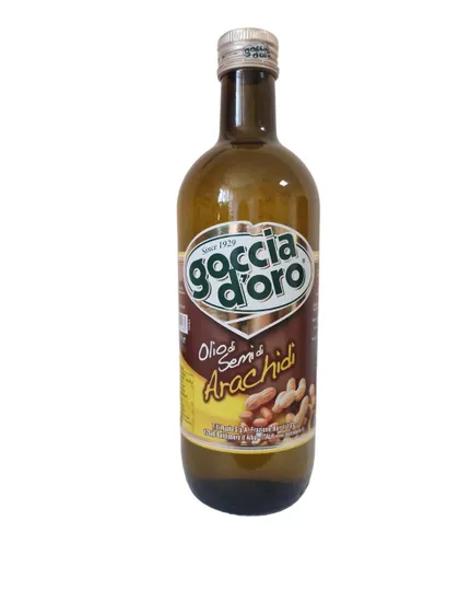 фото, Арахісова олія Goccia d'oro Італія - 1л (ІТАЛІЯ) -ОРИГІНАЛ