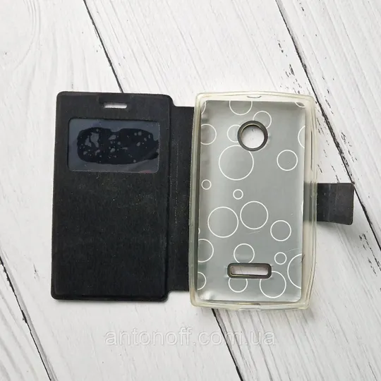 Купити Чохол-книжка Nokia Microsoft Lumia 435 532 для телефона (з віконцем) Чорний