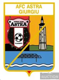 фото, значок футбол  ФК Астра Джурджу Румыния  (серия герб города и эмблема клуба)