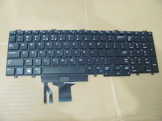 номер0076-4 клавіатура 00DK60  для Dell Precision 7530 7540 M7540 7730 7740  оригінал Ціна