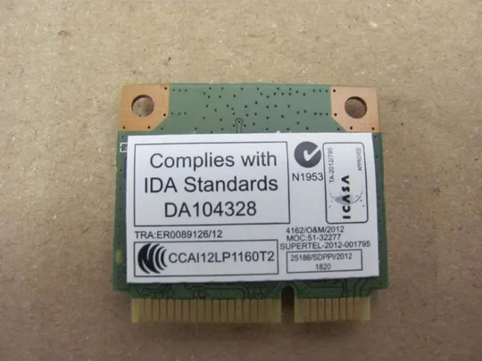 500-10 WI-FI адаптер QCWB335 для Toshiba Satellite C50 C50D C50D-A оригінал Де купити