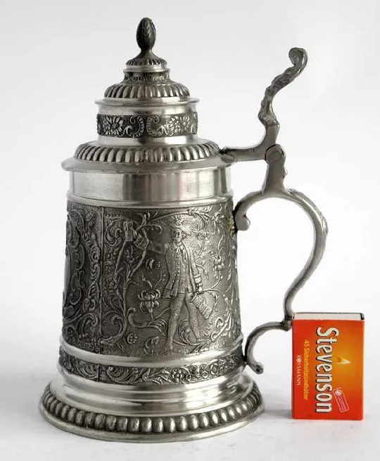 Олов&#039;яний кухоль Подарунковий 700 мл Zinn95% Germany Інтернет-аукціон