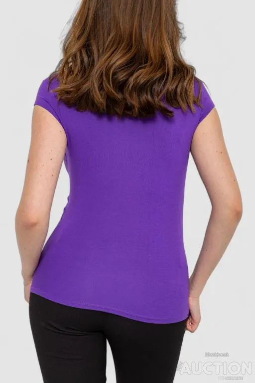 Футболка женская, цвет фиолетовый, 186R606 Продаж