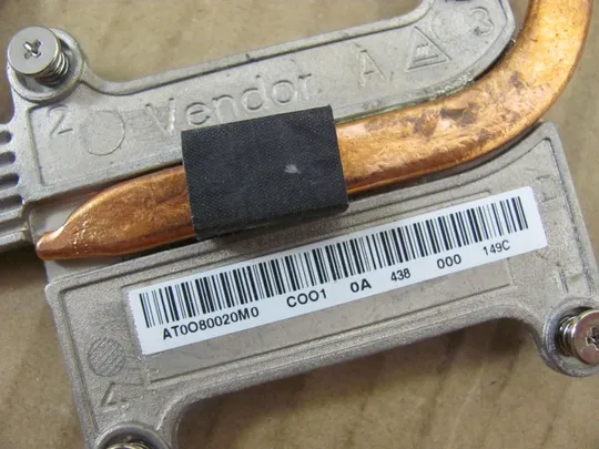 383-16 термотрубка охолодження AT0O80020M0 для LENOVO E530 E535 E545 E540 оригінал З аукціону