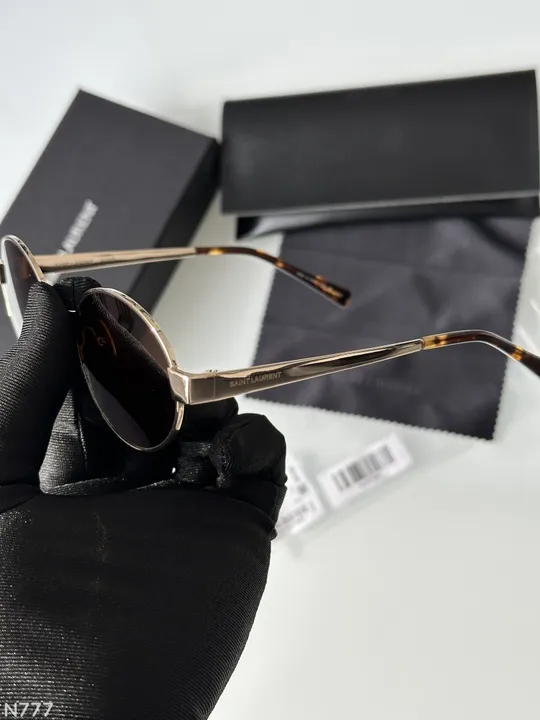 Купити Сонцезахисні окуляри Saint Laurent SL 692 002 Brown/Gold M (EW0201)