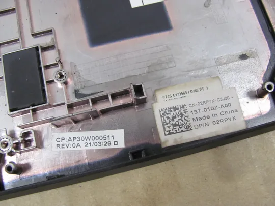 750-1 Кришка панель палмрест AP30W000511 02RPYX для DELL Latitude 7520 E7520 оригінал Торговий майданчик