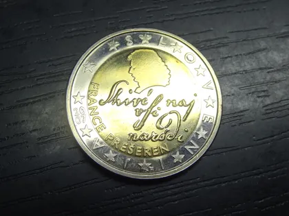 фото, 2 євро Словенія 2007 UNC
