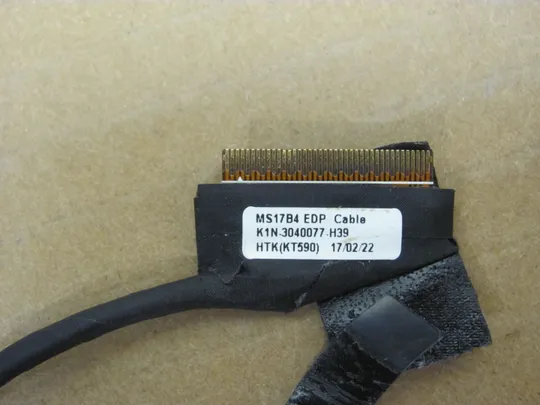 номер0945-25  шлейф матриці Шлейф матриці для ноутбука Шлейф дисплея Шлейф підключення дисплея Шлейф екрана Laptop matrix cable K1N-3040077-H39 MS17B4 EDP для  MSI GS73 GS73VR оригінал Де купити