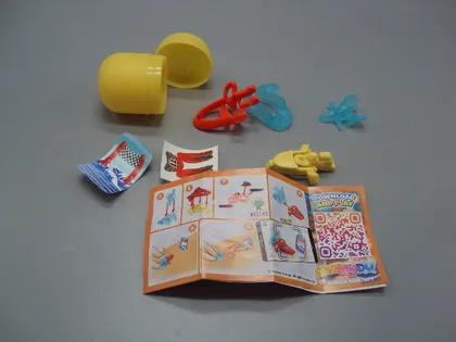 фото, Фигурка киндер сюрприз VT114D Ferrero катер яхта №18597л